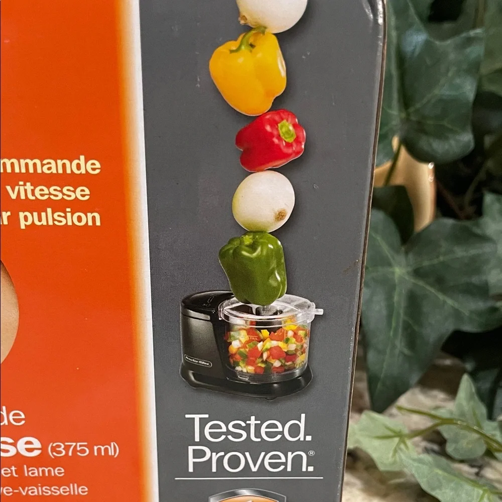 🥗 Proctor Silex Food Chopper 🥗 1.5 Cup capacity New In Box Dishwasher Safe